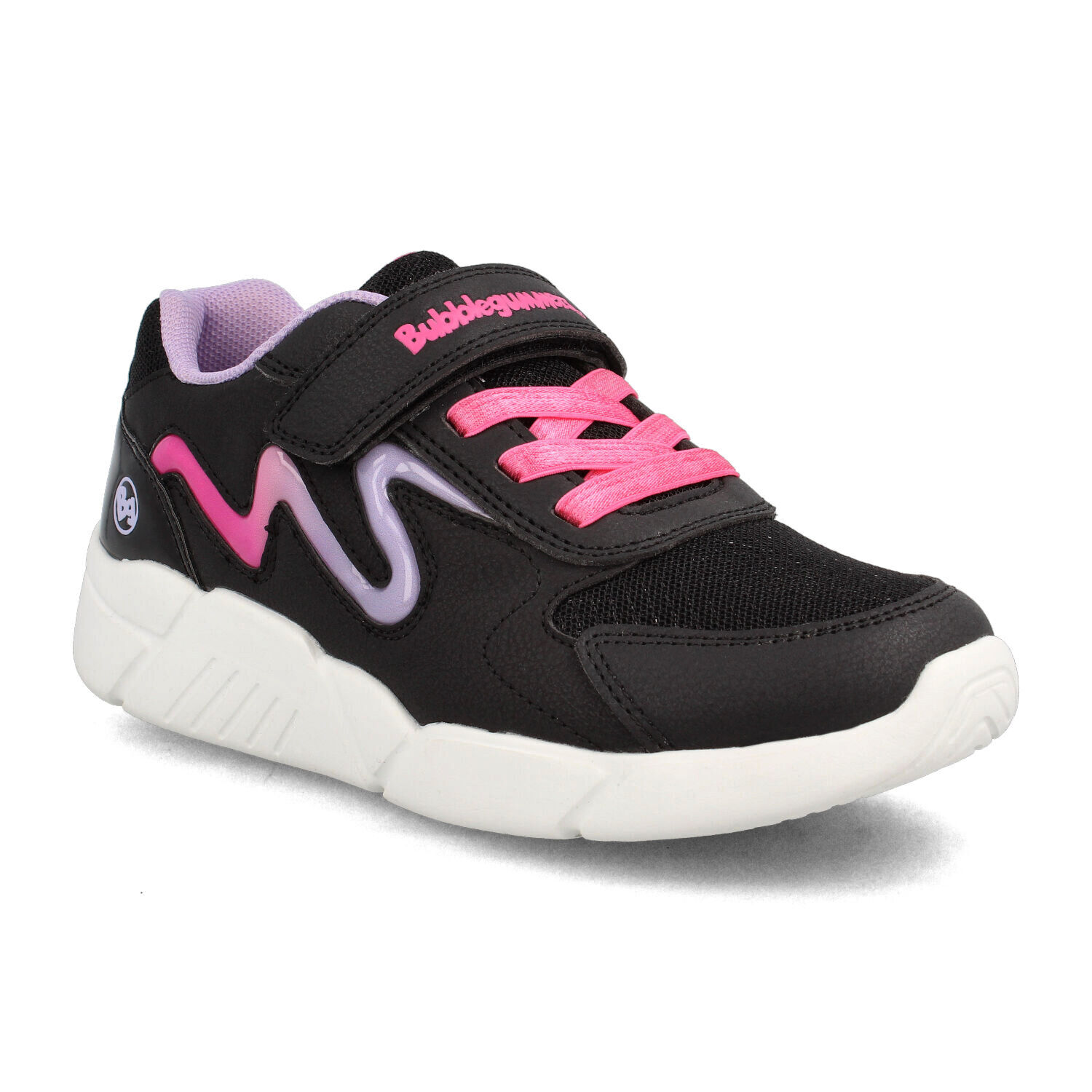 Zapatilla Ni&ntilde;a Bubblegummers Faith Negro - Fucsia image number 1.0